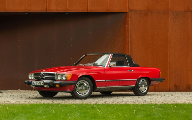 Mercedes-Benz SL cena 99000 przebieg: 270000, rok produkcji 1987 z Warszawa małe 596